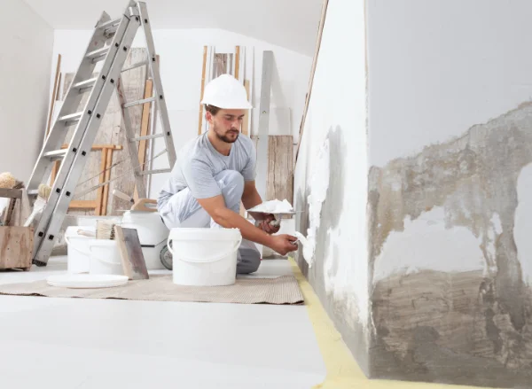 Rénovation peinture complète d'un intérieur ancien
